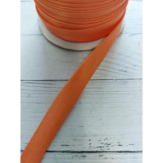 Косая бейка 1,5 см цв. оранжевый, цена за 1 м